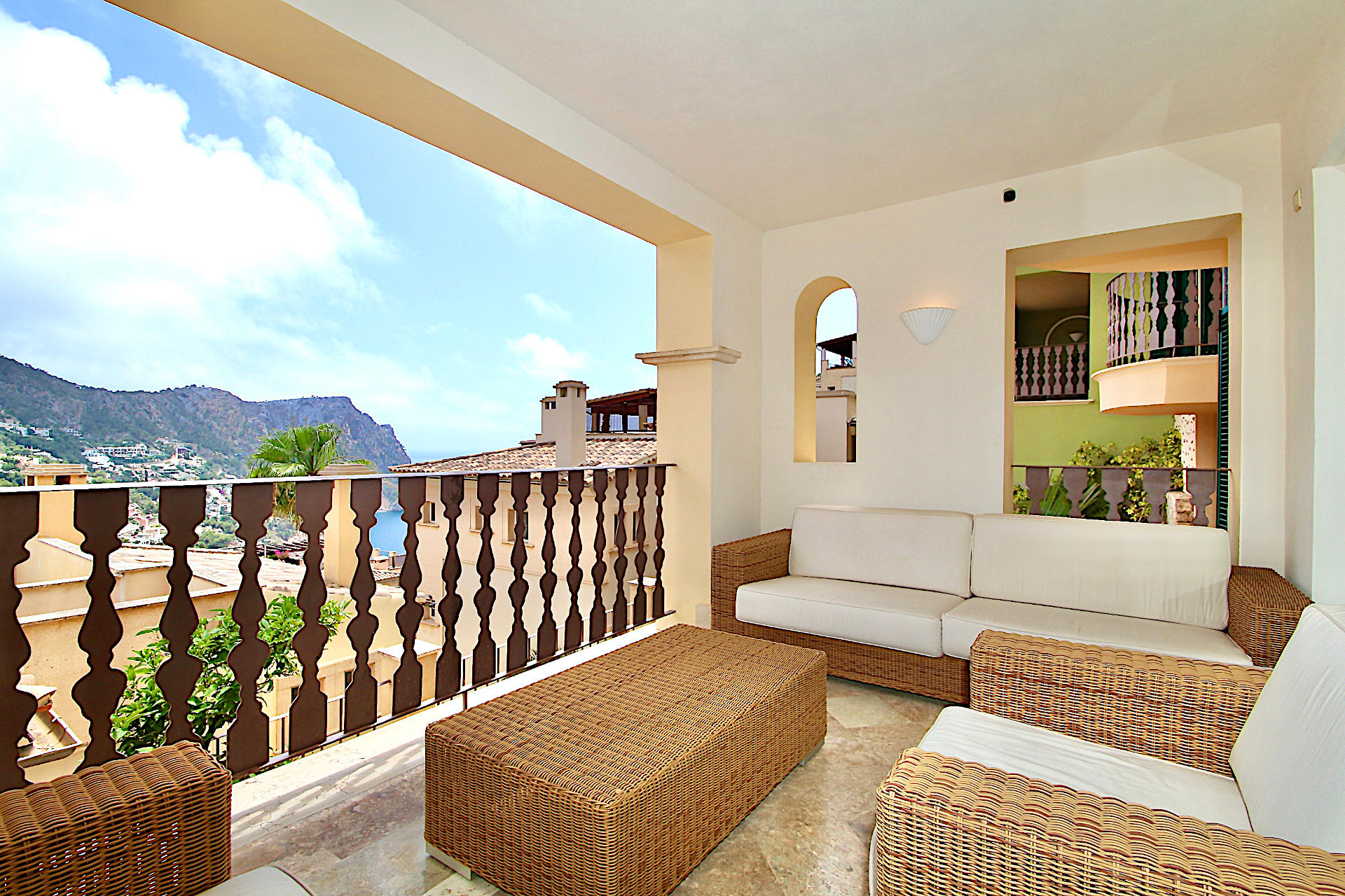 Traumhaftes 3 Schlafzimmer-Garten-Apartment mit Meerblick in einer der exklusivsten Anlagen Mallorcas zu verkaufen