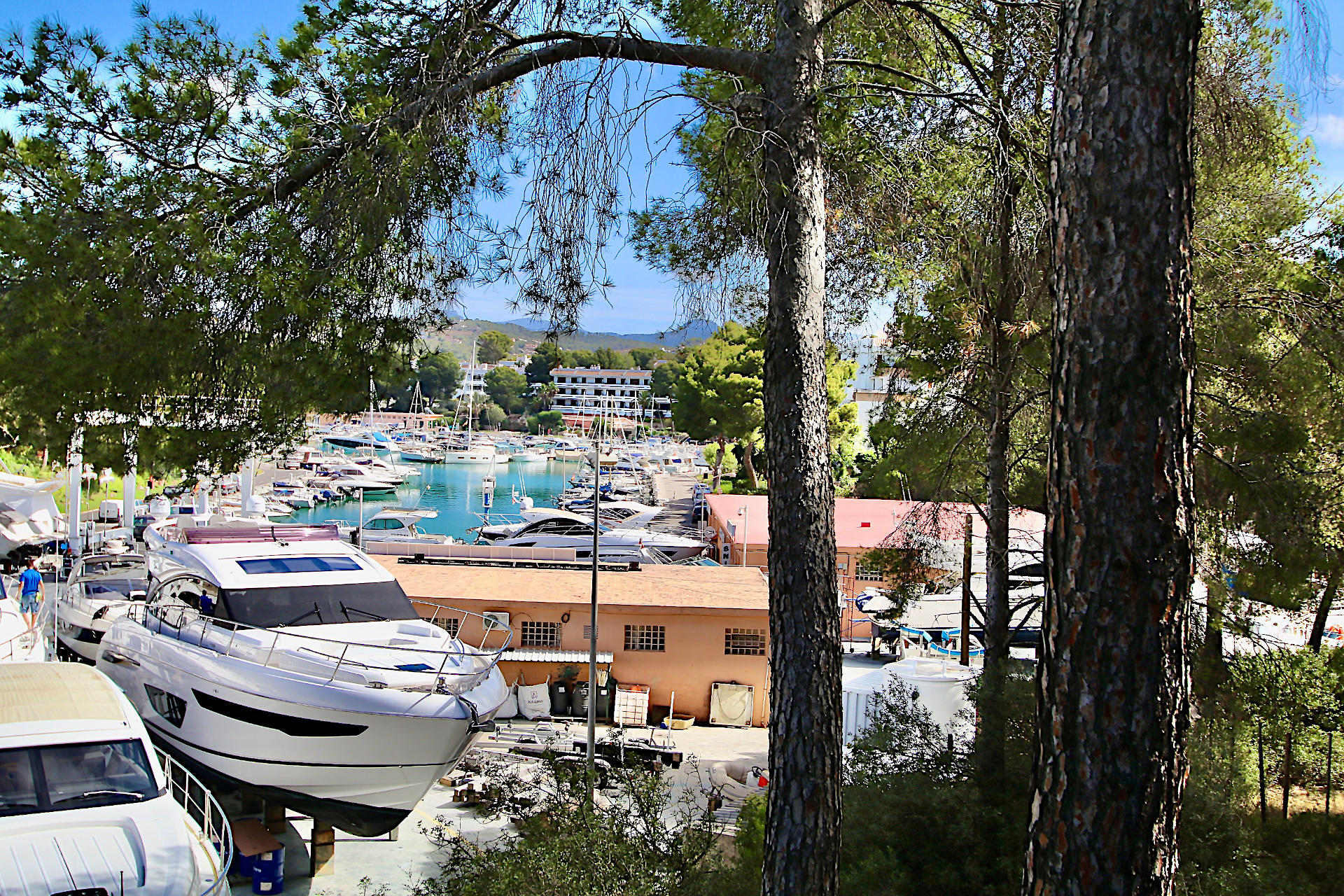 Santa Ponsa: Baugrundstück mit eingreichter Lizenz am Yachthafen zu verkaufen
